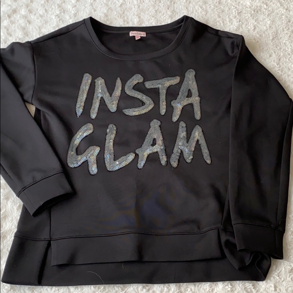 Juicy couture sequined long sleeve